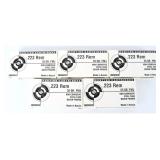 TulAmmo .223 Rem 55 GR FMJ Steel Case Ammo Lot