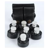 9 HKS Revolver Speedloaders w/Carrying Case