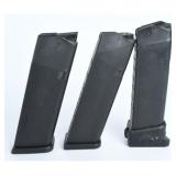 3 Glock Factory Mags: .45, .40 & 9mm Calibers