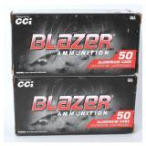 CCI Blazer .40 S&W 165gr FMJ Alum Case Ammo