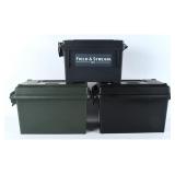 3 MTM & Field & Stream .50 Cal Ammo Cans