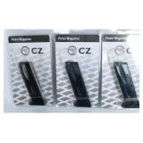 Three CZ 75 Compact 9mm 10-Round Magazines