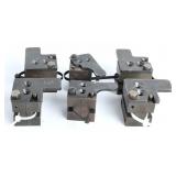 6 RCBS & Lyman 2-Cavity Bullet Molds, 20th C.