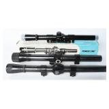 3 Scopes: Power Line 4x15 & Weaver Marksman Models