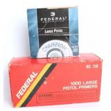 Federal No. 150 Large Pistol Primers (1100 Count)