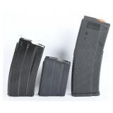 3 AR-15 Pattern Mags incl Hexmag Series 2