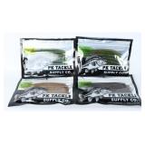 4 PK Tackle Custom Scented Soft Plastic Worms