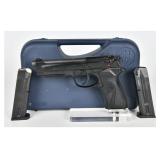 Beretta 90two 9mm Pistol w/ 2 Mags & Case, 2006-12
