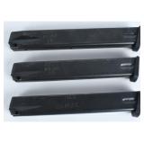 A Trio of Browning Hi Power Pistol Magazines 9mm