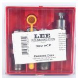 5 Lee 90625 Carbide 3-Die Reloading Set .380