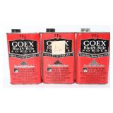 3 GOEX FFg Black Rifle Powder 16 oz Cans 3lb Total