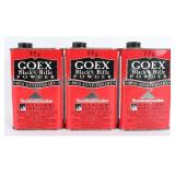 3 GOEX 80th Anniv FFg Powder Cans, 3 Lbs Total