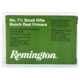Remington No. 7 1/2 Small Rifle Primers, 1000ct