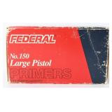 1000 Federal No. 150 Large Pistol Primers