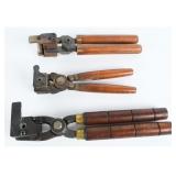 3 Hoch Lyman & Jones Bullet Molds .32-40 & .45s