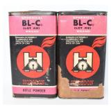 Pair of Hodgdon BL-C Rifle Powder Cans, 1.5 Lbs
