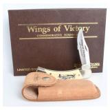 Schrade P-51 Mustang Scrimshaw Folding Knife