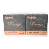 50 Rds PMC Bronze .44 S&W Special Ammunition