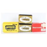 4 Boxes Speer, Nosler & Hornady 7mm Bullets
