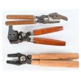 A Trio of Lee and Lyman Bullet Molds and Handles