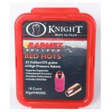 18 Knight Barnes Red Hots .52 Cal Bullets