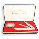 Case Commemorative Knife & 1921 Silver Dollar Set