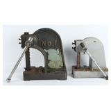 Two Manual Arbor Presses w/ Greenerd No. 1