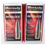 2 Boxes Hornady .25 Cal 117 Gr InterLock Bullets