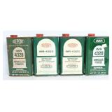 4 DuPont & IMR 4320 Smokeless Powder Cans (3 Lbs)