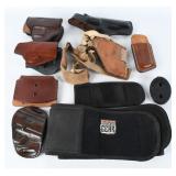 10 Assorted Firearm Holsters & Accessories