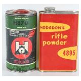 Pair of Hodgdon H870 & 4895 Rifle Powder Cans