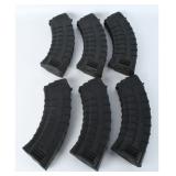 6 TAPCO AK-47 Pattern Magazines 7.62x39mm