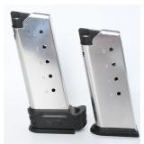 2 Springfield XD-S .45 ACP Pistol Magazines