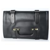 Black Leather Utility Case w/ Mixed-Metal Hardware