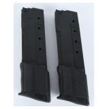 A Pair of 20-Round Polymer Pistol Magazines