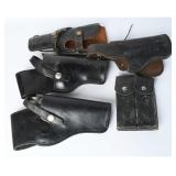 Vintage S&W & Brauer Bros Leather Holsters