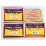 4 Winchester & Remington Center Fire Primers