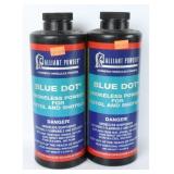 Pair of Alliant Blue Dot Powder 1lb Containers