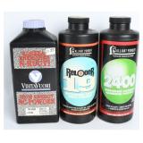3 Vihtavuori & Alliant Smokeless Powder 4 Lbs