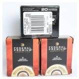 60 Rds Federal & Barnes .40 S&W Defense Ammo