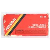 A Lot of 1000 Federal No. 150 Large Pistol Primers