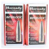 Pair Hornady InterLock 6.5mm 129gr SP Bullets