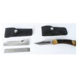2 Buck Knives: Model 110 & 137 Honing Steel