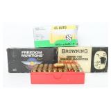 108 Rds Mixed Manufacturer .45 Auto Ammunition