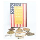 Long May She Wave Postcards & Metal Items