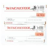 80 Rds Winchester USA Varmint and .223 Rem Ammo