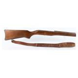 U.S. Military M1 Carbine Stock w/ Leather Sling
