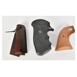 A Trio of Handgun Grips Including Pachmayr Gripper