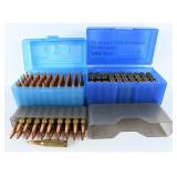 70 7mm Rem Mag Reman. Ammo & 47 Brass Casings