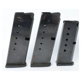 Trio of Kel-Tec P-32 Semi-Auto Pistol Mags .32 ACP